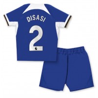 Dětský Fotbalový dres Chelsea Axel Disasi #2 2023-24 Domácí Krátký Rukáv (+ trenýrky)